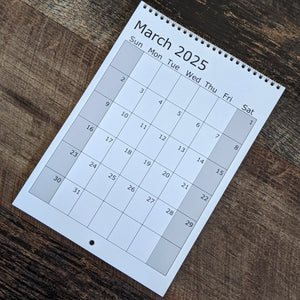 2025 Calendar