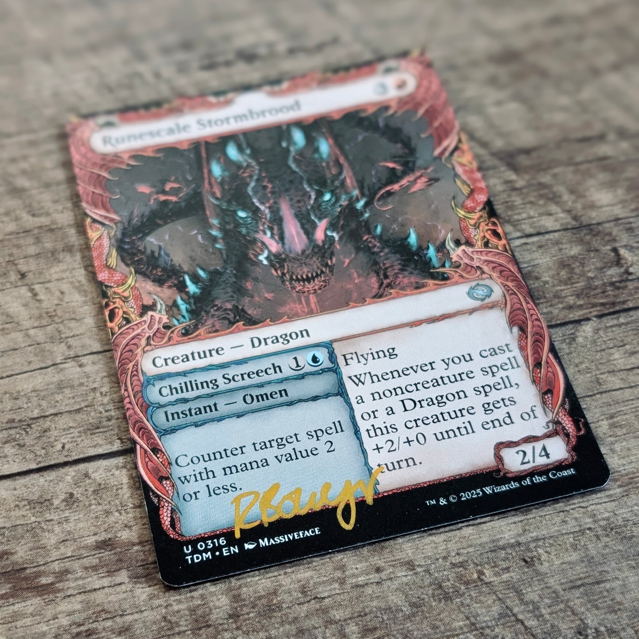 MTG - Runescale Stormbrood Standard Edition