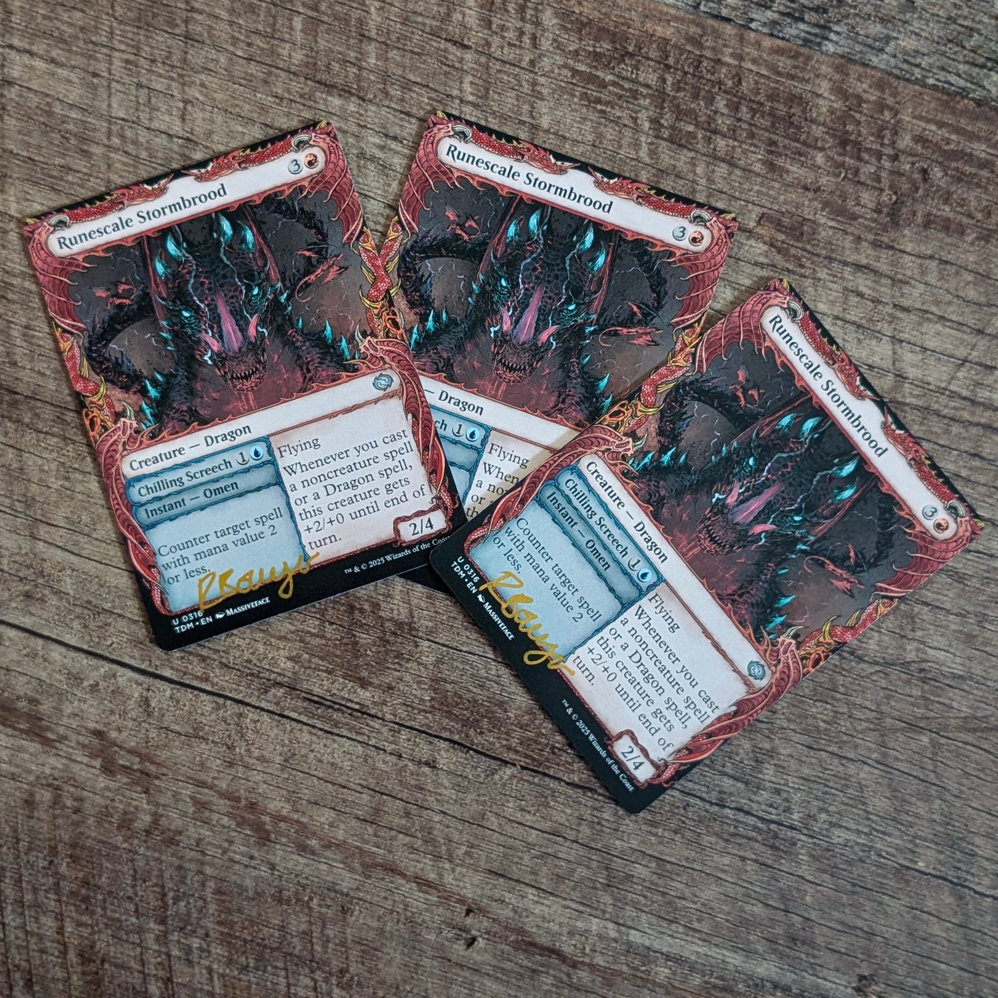 MTG - Runescale Stormbrood Standard Edition