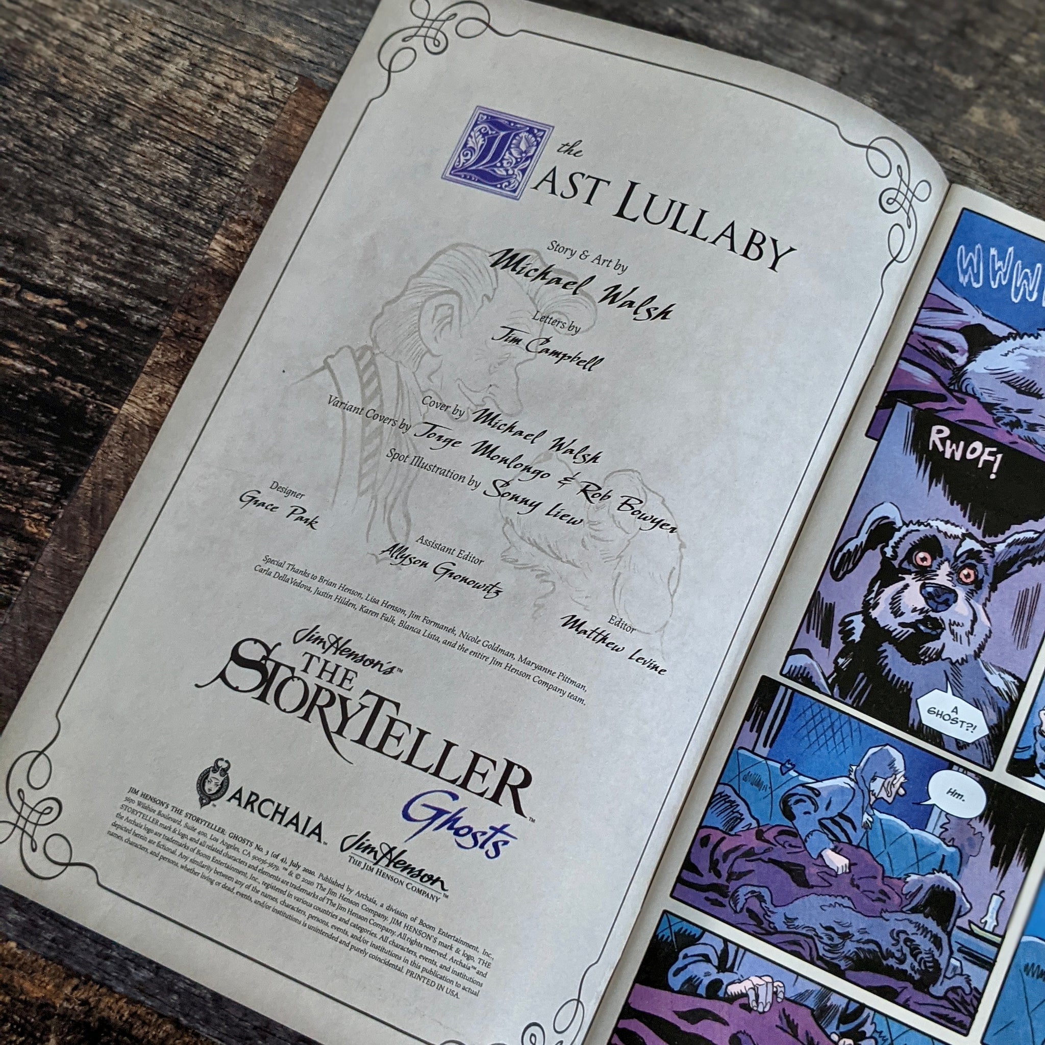 Signed Variant Cover - Jim Henson’s The Storyteller
